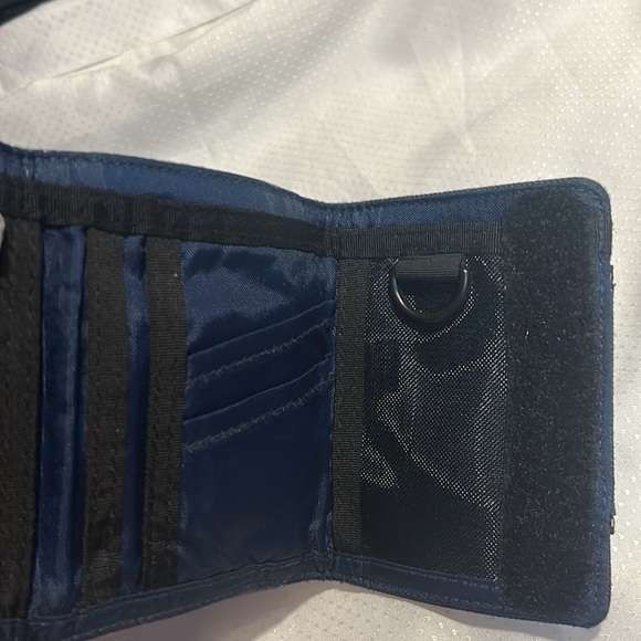 adidas Canvas Wallet Navy Blue 2000’s - Picture 2 of 4